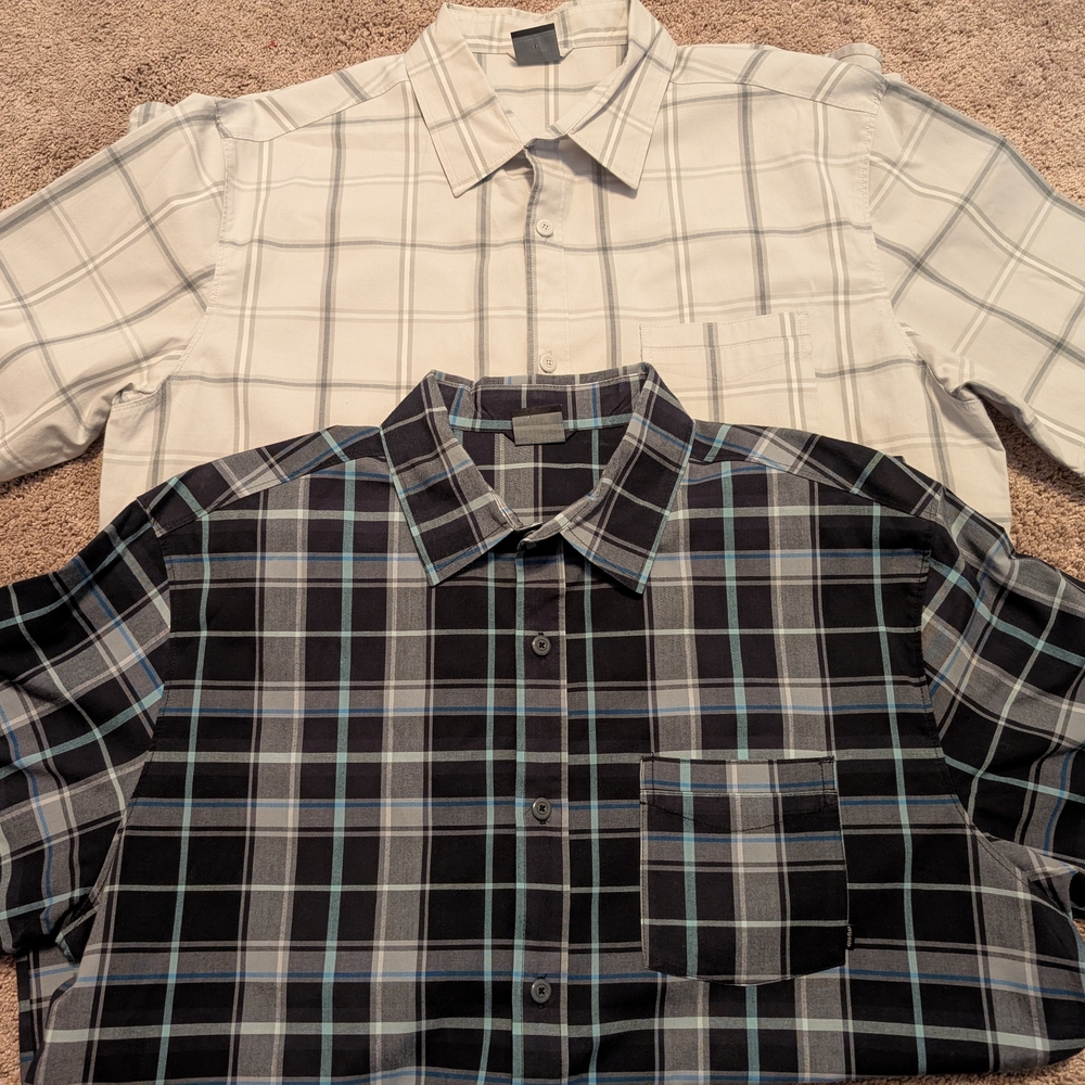 Men's Nike 6.0 Short Sleeve Button Down Shirt Size XL Lot